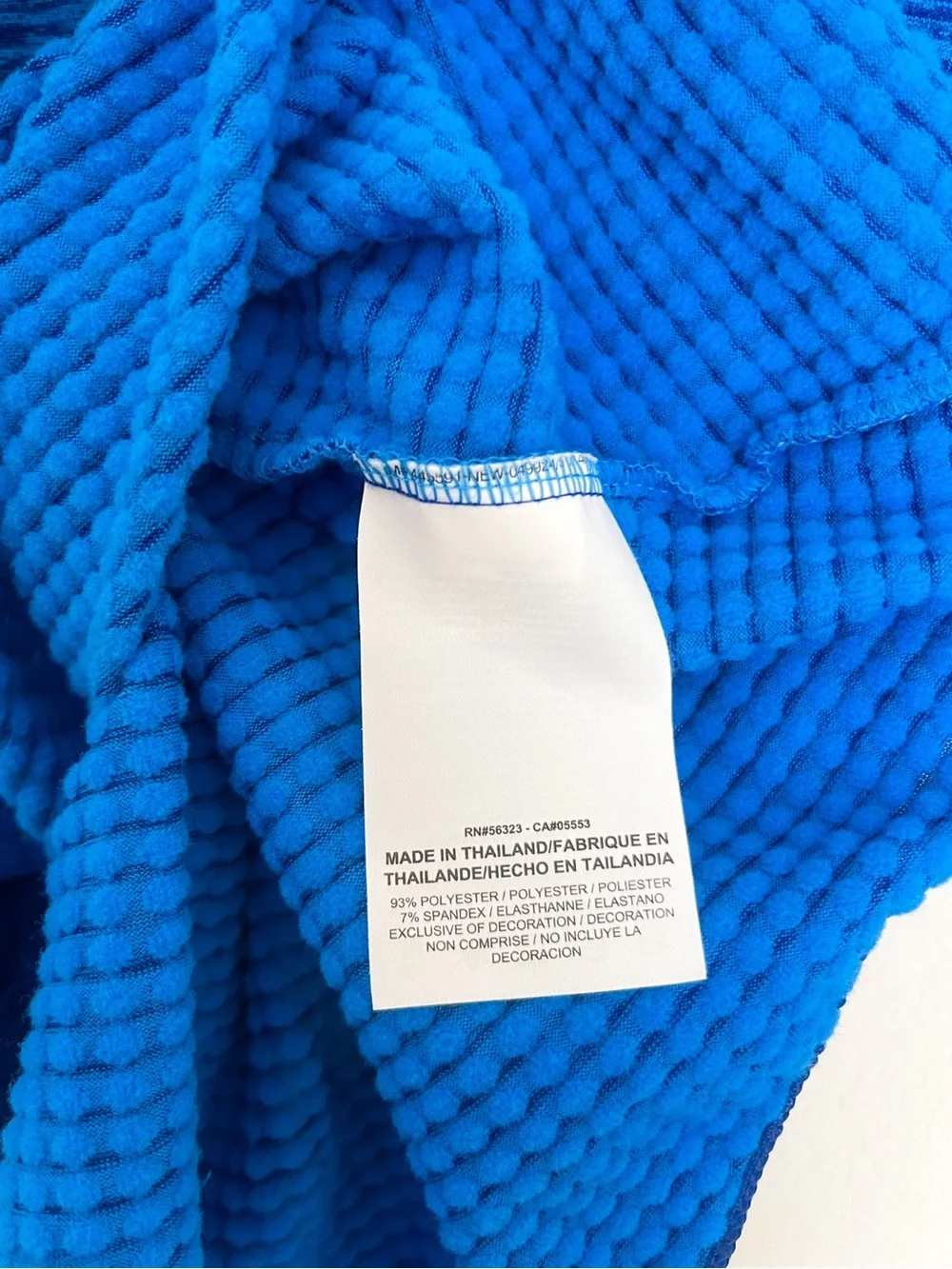 Nike Dri-FIT Element Blue Long Sleeve Running Top Thumbholes Zip Pocket M